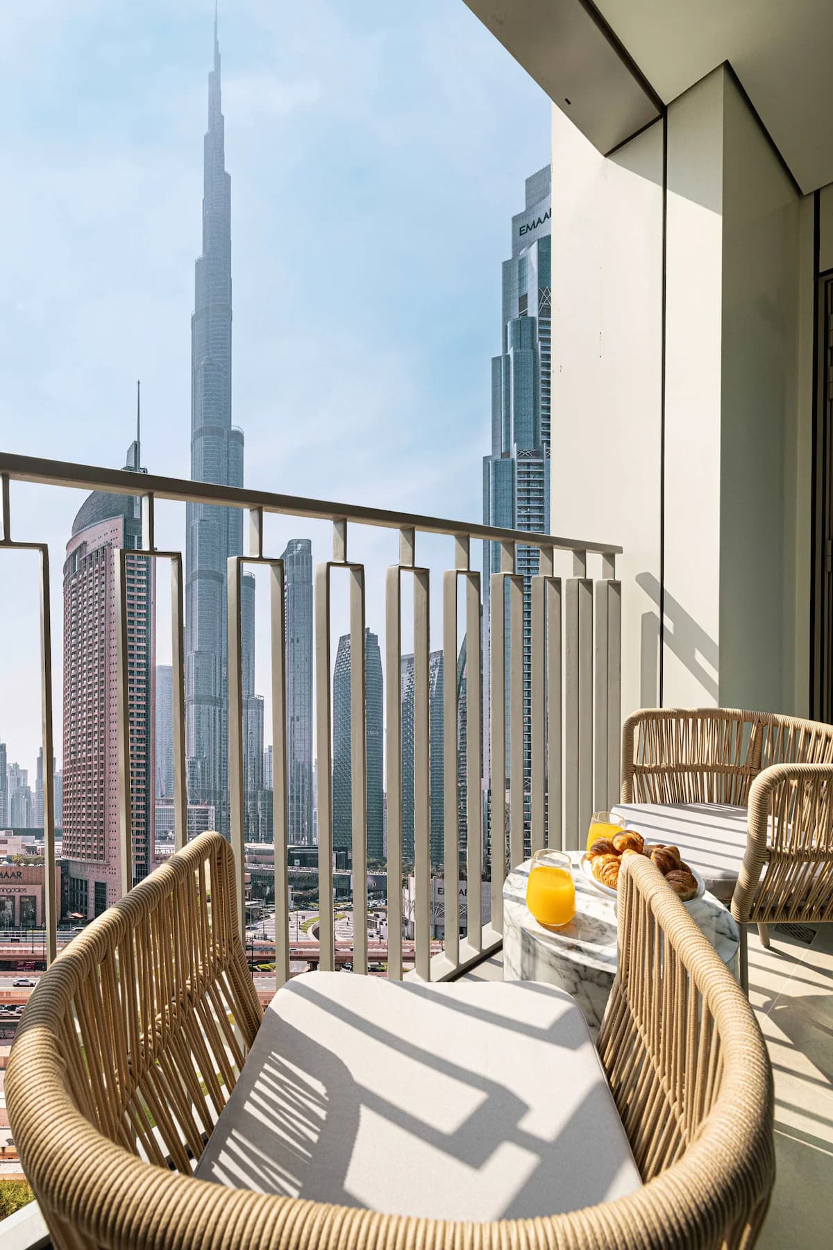Living area of the 2-bedroom apartment at downtown views ii
